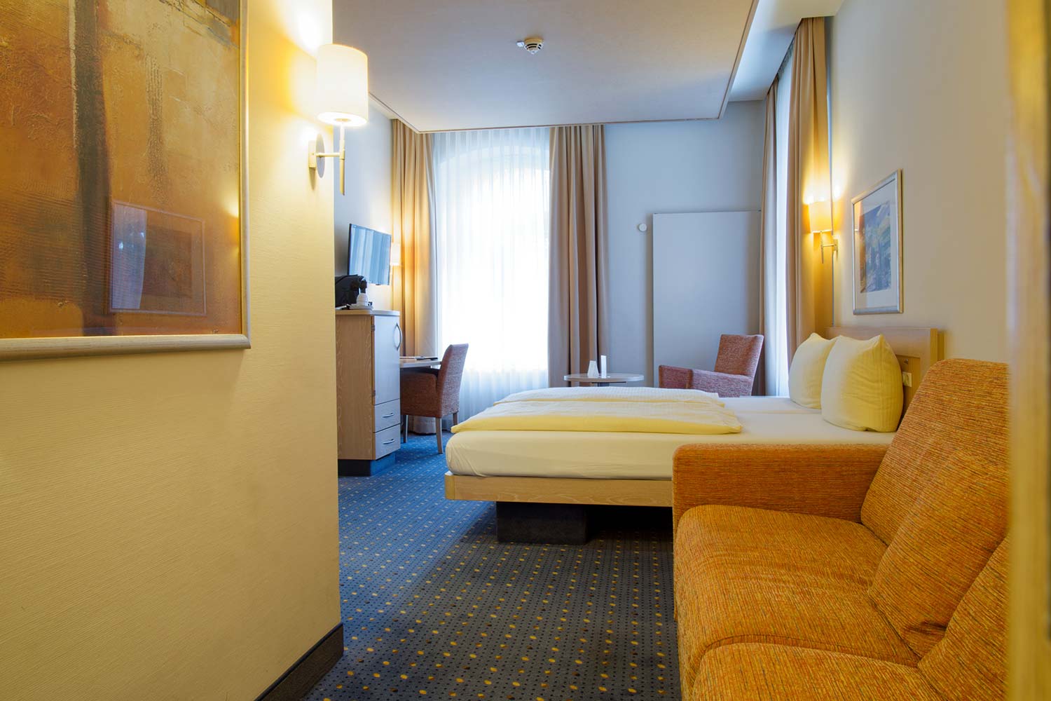 Großzügiges Superior Zimmer im Hotel von Euch in Meppen für entspanntes Wohnen